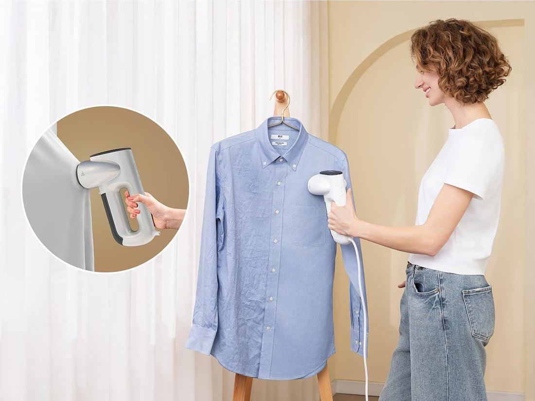 No Ironing Board? No Problem. Meet the Steamer That Hangs Your Clothes While It Works