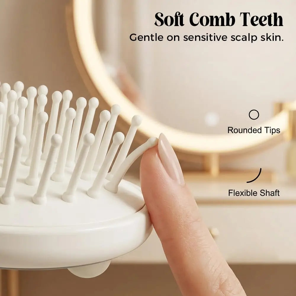 Vaboora Scalp Massager – 3-in-1 Mist Spray & Red Light Hair Brush