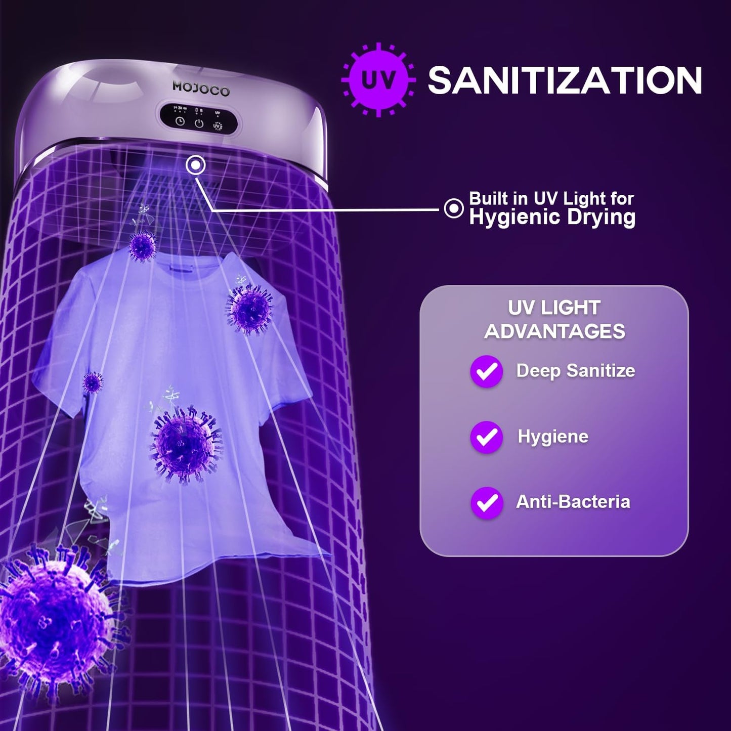 Vaboora WardrobeDry — Smart Portable Clothes Dryer Cabinet