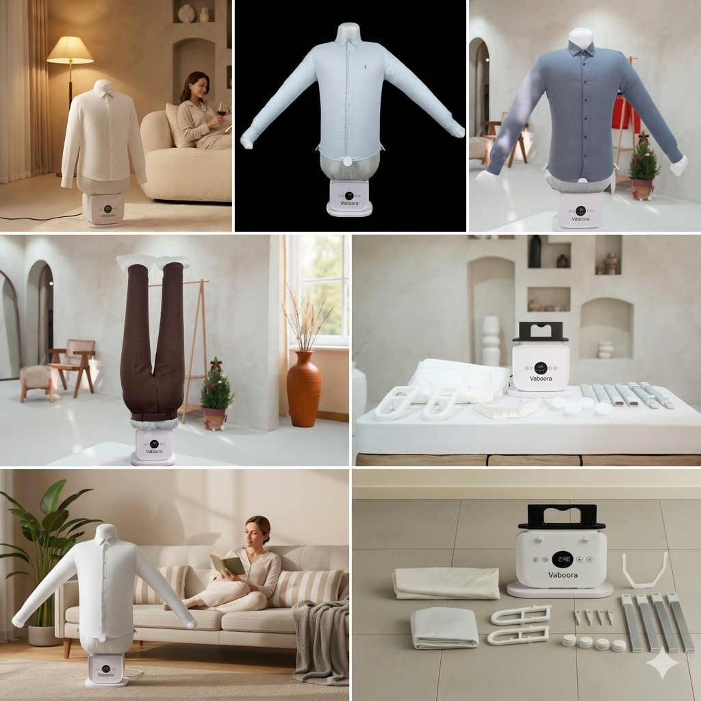 Vaboora Air-Steam Pro: 2-in-1 Automatic Ironing System - Vaboora