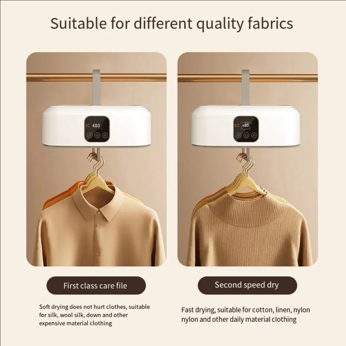 Vaboora WardrobeDry — Smart Portable Clothes Dryer Cabinet